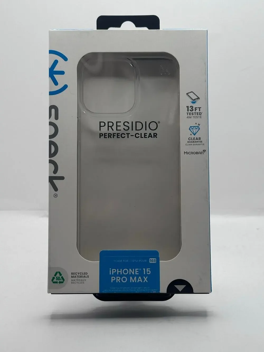 Speck Presidio Perfect-Clear iPhone 15 Pro Max Case NWT MSRP: $45.00